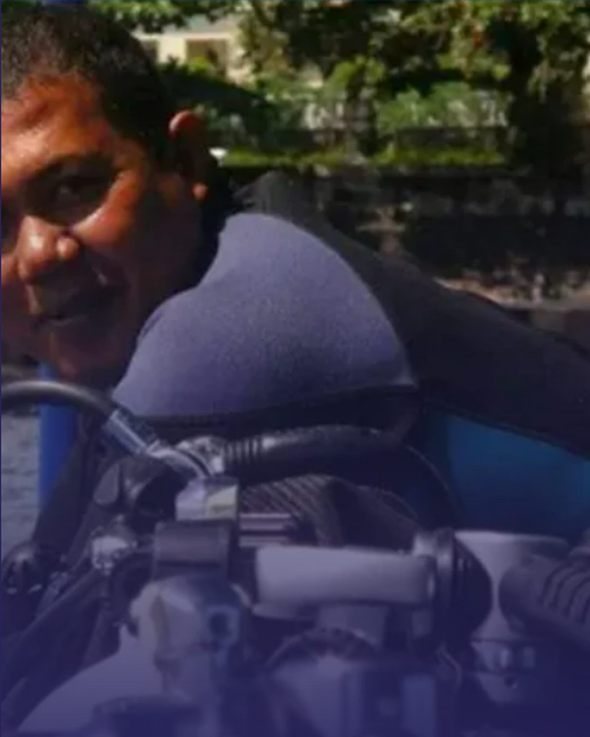 Noldi, dive master at GoRo Adventures